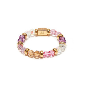 Blossom Shimmer Gold Plated Ring