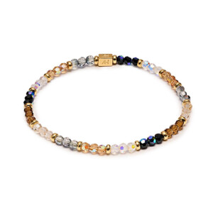 Shimmer Gold-Plated Crystal Bracelet