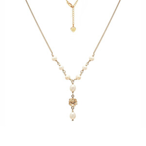 Poppy Pearl Gold Plated Necklace