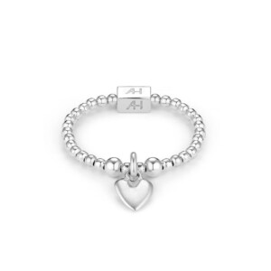 Weeny Heart Silver Ring