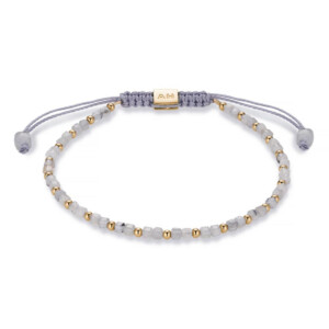 Labradorite Gold Plated Friendship Bracelet