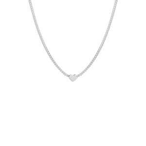 Teeny Weeny Heart Silver Necklace