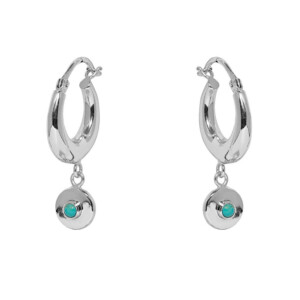 Turquoise Spirit Silver Earrings