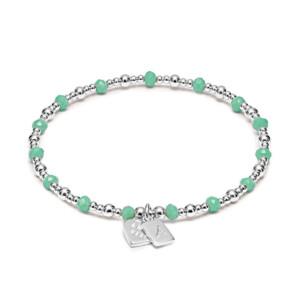 Seabloom Personalised Silver Bracelet