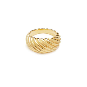 Outlet NU & MII Retro Gold Plated Ring