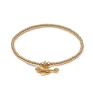 Santeenie T-Bar Gold-Filled Charm Bracelet