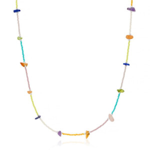Rainbow Silver Necklace
