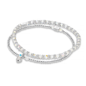 Crystallite Duo Silver Stack