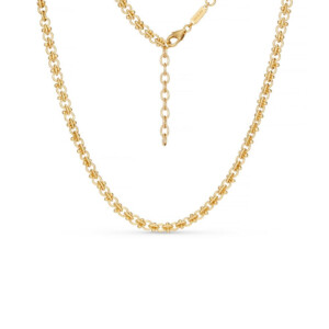 Liv Bentley Fleur De Lis Chain Gold Plated Necklace