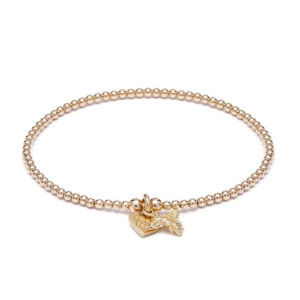 Santeenie Gold Charm Bracelet - Tiny Bee