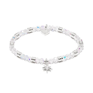 Charming Sparkle Silver Charm Bracelet - Astra Star