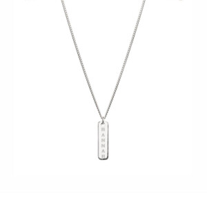 Personalised Forever Silver Necklace