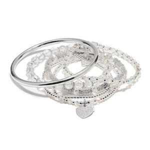 Charmed Crystal Bracelet Stack