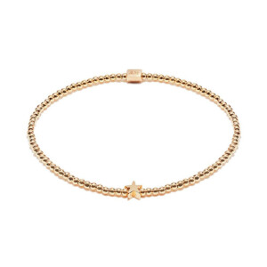 Solo Star Gold Plated Bracelet