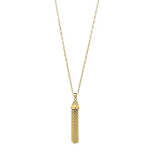Gili Tassel Gold Necklace