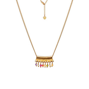 Harlequin Gold Plated Necklace