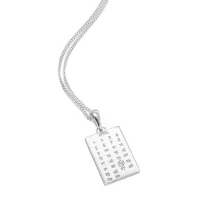 Gala Personalised Special Date Silver Necklace