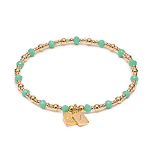 Seabloom Personalised Gold Plated Bracelet
