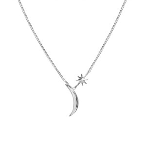 Luna Star Silver Necklace