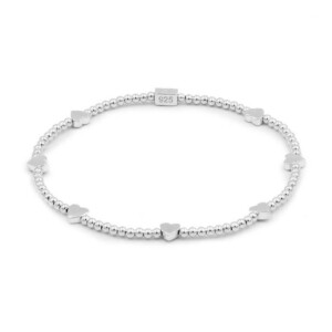 Sweetheart Silver Charm Bracelet