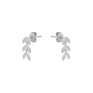 NU & MII Mini Flora Silver Earrings