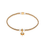 Blissful Astra Gold Plated Charm Bracelet
