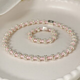 Mini Ria Silver Bracelet - Choice of Colour