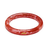 Shadow Resin Bangle - Burnt Orange