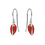 Imogen 925 Sterling Silver Hook Earrings - Choice of Colour