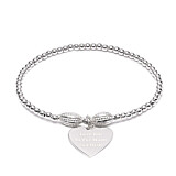 Sama My Guardian Angel Bracelet Stack - Sterling Silver 