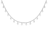 Galaxy of Hearts Silver Necklace