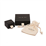 NU & MII Manhattan Silver Bracelet - Green Crystal