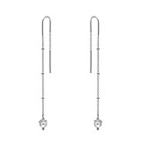 Empress Pearl Silver Earrings