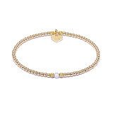 Aster Gold Bracelet - Opalite Moonstone