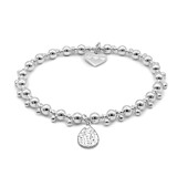 Creation Teardrop Silver Charm Bracelet - Preserve and Cherish
