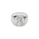 NU & MII Zodiac Signet Silver Ring