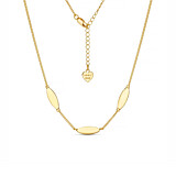 Stepping Stone Gold Plated Necklace