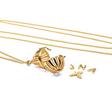 Keepsake Locket Gold Plated Necklace - Initials