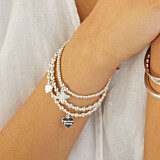 Santeenie Silver Charm Bracelet - Tiny Bee
