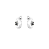 Outlet Cosmic Silver Hoop Earrings