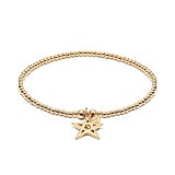 Santeenie Gold Charm Bracelet - Fine Star