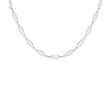 Outlet NU & MII Brooklyn Silver Chain Necklace