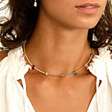 Rainbow Silver Necklace