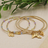 Mirage Pastel Gold Plated Bracelet