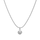 Outlet Sunflower Silver Necklace