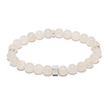 42 Men's Moonstone New Beginnings Silver Bracelet