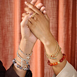 Eve 925 Sterling Silver Crystal Bracelet Stack