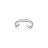 Outlet NU & MII Tusk Silver Ring