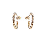 Outlet Twisted Gold Earrings