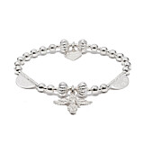 Sicily Silver Charm Bracelet - My Guardian Angel